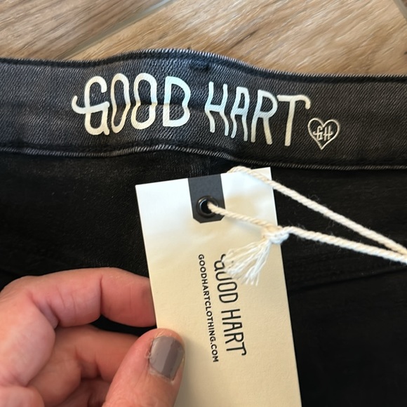 NWT Matilda Jane Good Hart charcoal jeans with minor distressing - Picture 5 of 8